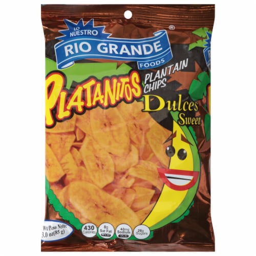 Rio Grande® Sweet Plantain Chips Perspective: front