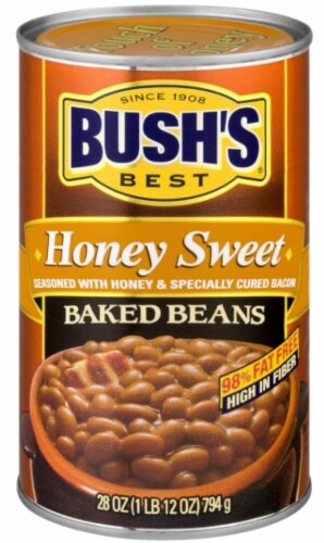 Bush's Best, Honey Baked Beans (Pack of 24), 24 pack Kroger