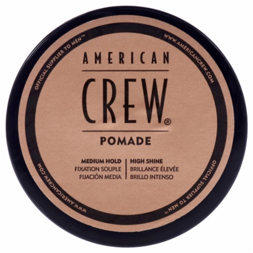 American Crew® Medium Hold High Shine Pomade Perspective: front