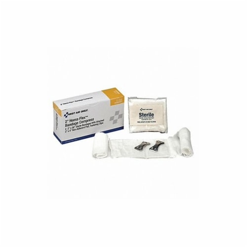 First Aid Only Compress,White,36 L,2 W,PK4 2-006 Perspective: front