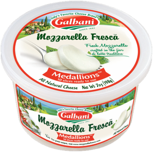 Galbani Mozzarella Fresca Medallions Perspective: front
