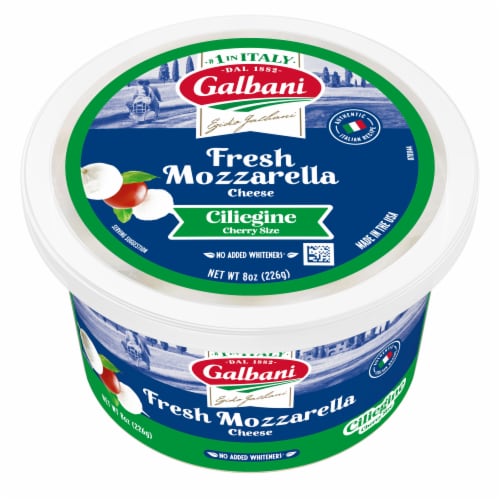 Galbani Fresh Mozzarella Cheese Ciliegine Perspective: front
