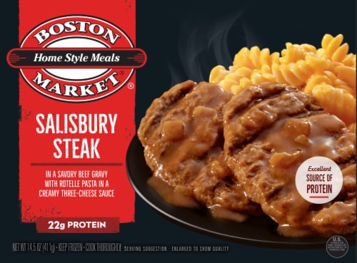 Boston Market® Home Style Meals Salisbury Steak Frozen Meal Perspective: front