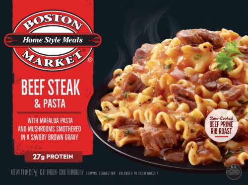 Boston Market® Home Style Meals Beef Steak & Pasta Frozen Meal, 14 oz ...