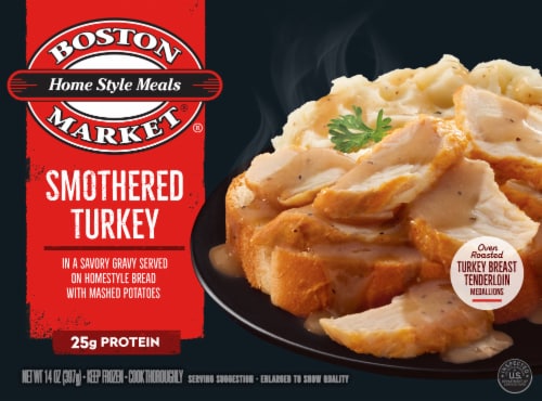 Boston Market® Home Style Meals Smothered Turkey Frozen Meal, 14 oz ...