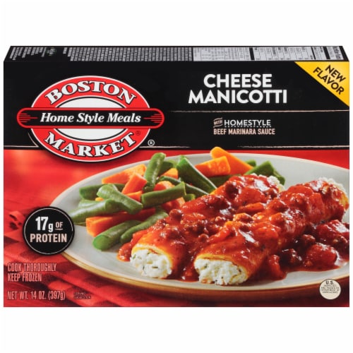 Boston Market® Cheese Manicotti Frozen Dinner Perspective: front