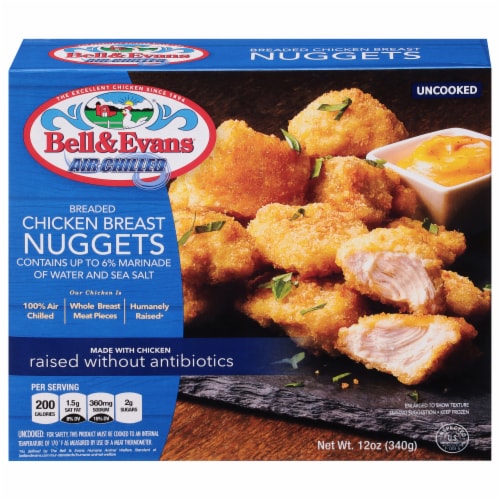 Bell & Evans Chicken Breast Nuggets Perspective: front