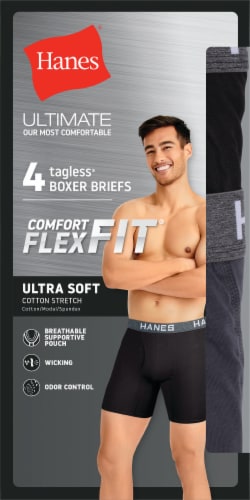 Hanes® Ultimate Breathable Cotton Tagless® Brief Underwear, 9 - Kroger