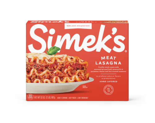 Simek's® Meat and Sauce Lasagna Perspective: front