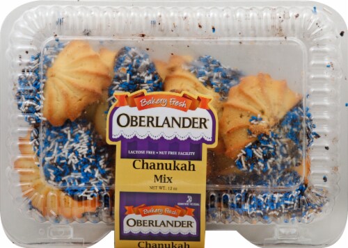 Oberlander® Chanukah Mix Assorted Cookies Perspective: front