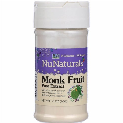 NuNaturals  Monk Fruit Pure Extract Perspective: front
