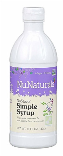 NuNaturals  NuStevia® Syrup   Simple Perspective: front