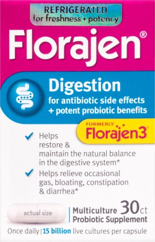 Florajen 3 Acidophilus Capsules Perspective: front