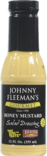 Johnny Fleeman's Gourmet Honey Mustard Salad Dressing Perspective: front