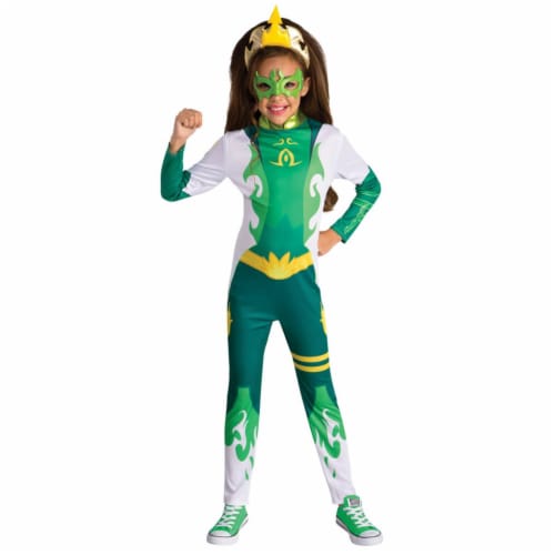 Childs Mysticons Emerald Costume - Medium Perspective: front