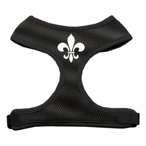 Fleur de Lis Design Soft Mesh Harnesses Black Extra Large, 1  Ralphs