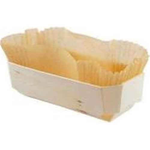 8NPNBAKE101-nparty032 7 x 4.3 in. Wooden Baking Molds Perspective: front