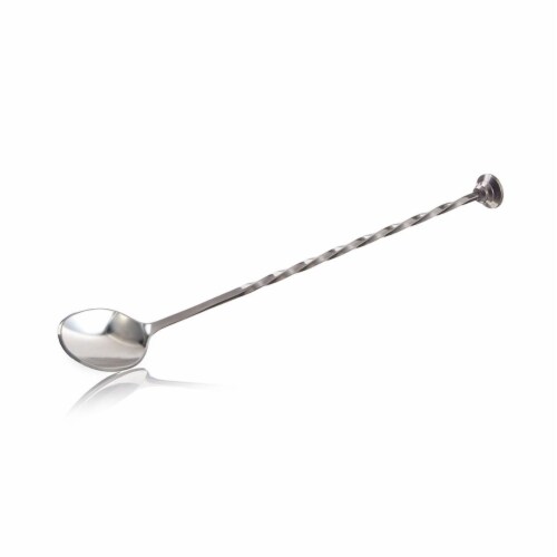 Stainless Steel Bar Spoon Perspective: front