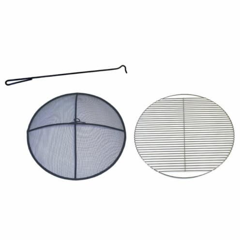 Fire Pit Accessories Kit Perspective: front