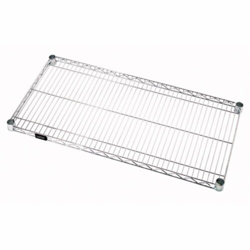 Chrome Wire Shelves, 24 x 36 in. Perspective: front