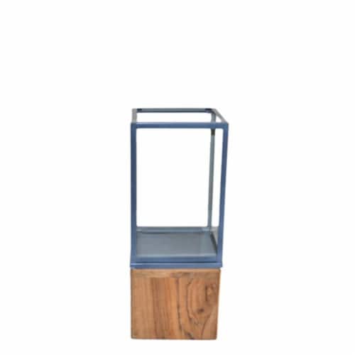 8 x 8 x 20.25 in. Lantern Wood Pillar, Small Perspective: front