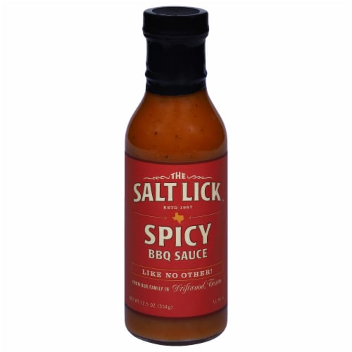 The Salt Lick Spicy BBQ Sauce Perspective: front
