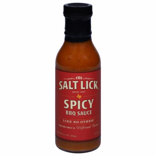 The Salt Lick Spicy BBQ Sauce Perspective: front
