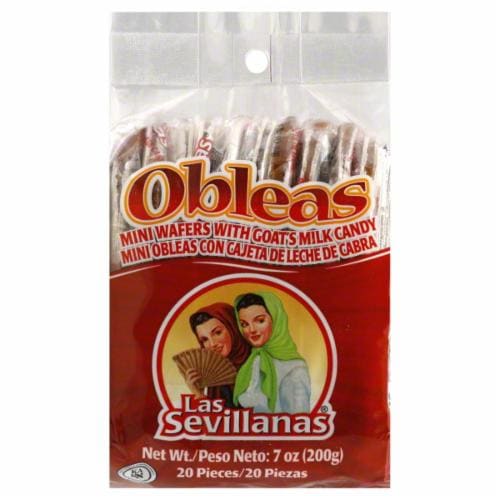 Las Sevillanas Mini Wafer With Milk Candy Perspective: front