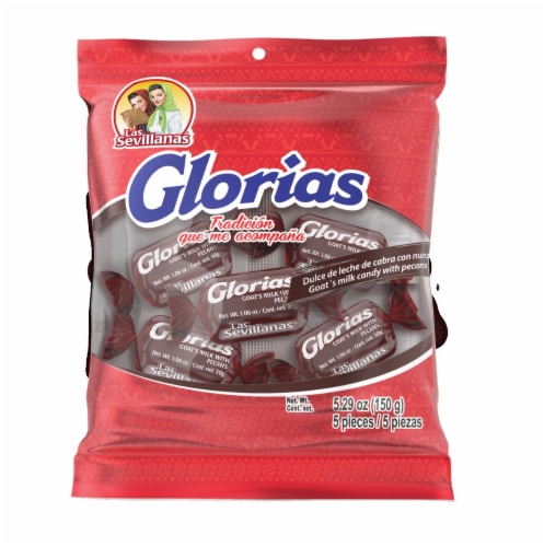 Las Sevillanas® Glorias Goats Milk Candy with Pecans Perspective: front
