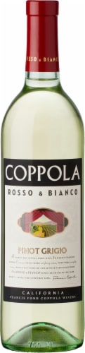 Coppola Rosso & Bianco California Pinot Grigio White Wine Perspective: front