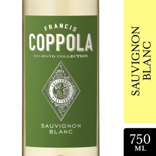 Coppola Diamond Collection California Sauvignon Blanc White Wine Perspective: front