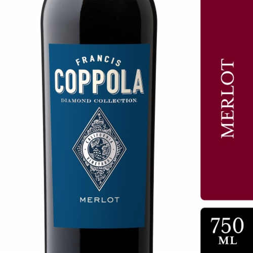 Francis Coppola Diamond Collection Merlot Red Wine Perspective: front
