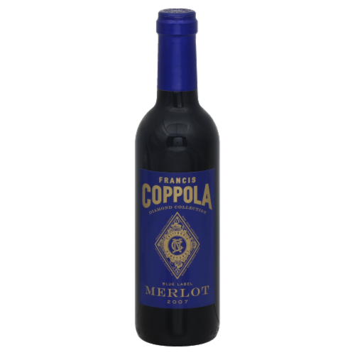 Francis Coppola Diamond Collection Blue Label Merlot Perspective: front