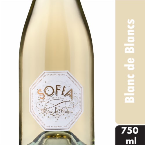 Sofia Blanc de Blancs California Sparkling White Wine Perspective: front
