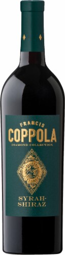 Coppola Diamond Collection California Syrah-Shiraz Red Wine Perspective: front