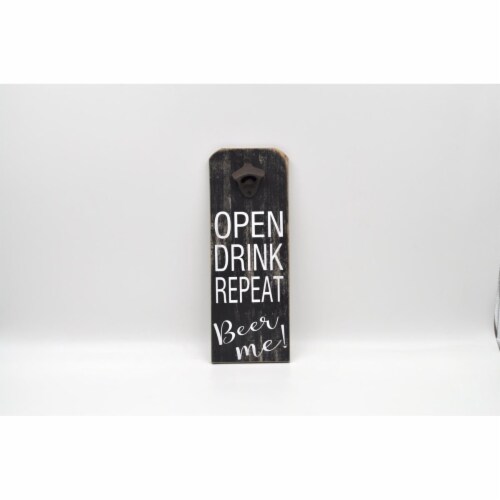 Mr. MJs Trading IV-W18-CK053 Open Drink Magnetic Bottle Opener Perspective: front