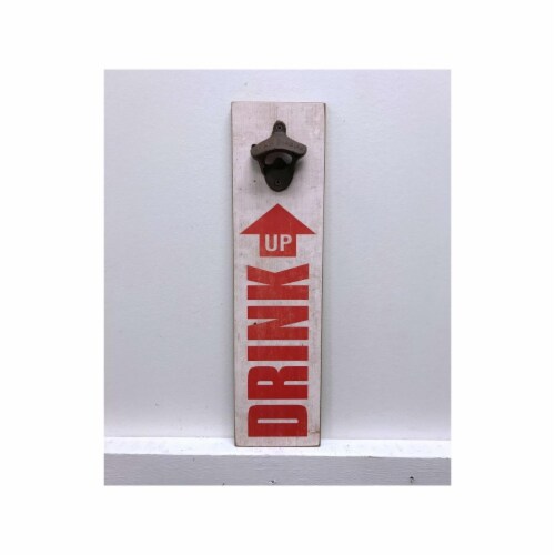 Mr. MJs Trading IV-S16-K023 Drink Up Vintage Bottle Opener Perspective: front