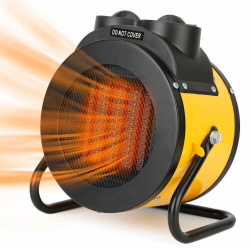 1500W Portable Electric Space Heater Personal Fan with Overheat Protection Perspective: front
