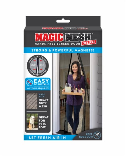 Magic Mesh® Magnetic Screen Door Perspective: front