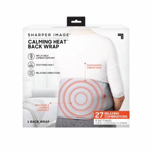 Sharper Image Calming Heat Massaging Neck Wrap, Relaxing