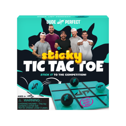 Dude Perfect Sticky Tic Tac Toe Game Perspective: front