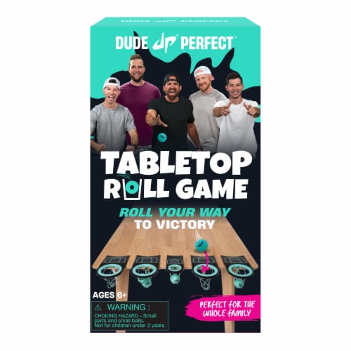Dude Perfect Tabletop Roll Game Perspective: front