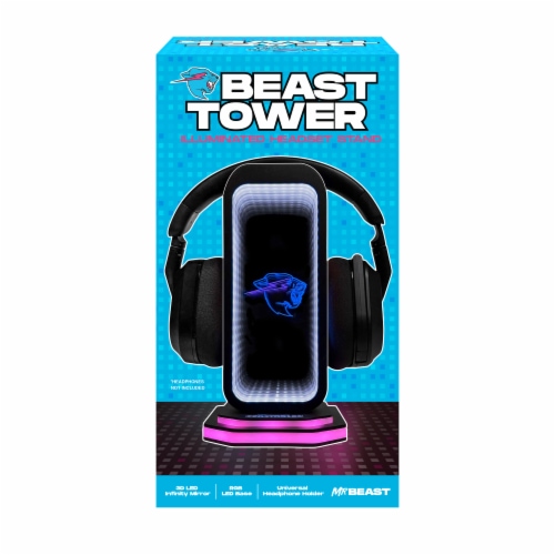 Beast Tower Illuminated Headset Stand Perspective: front
