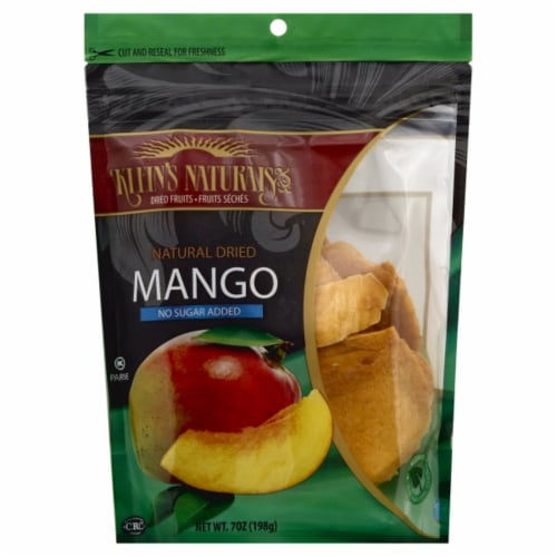 Klein's Naturals® No Sugar Added Dried Mango Perspective: front