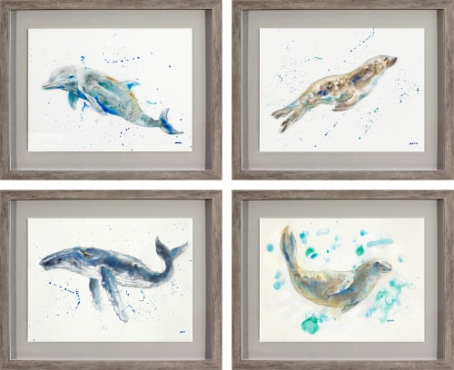 Patton Watercolor Ocean Animals Wall Art - Assorted, 16 x 20 in - Smith's  Food and Drug