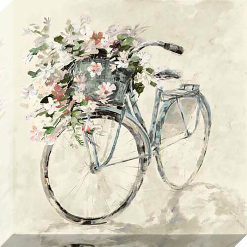 Patton Flower Market Bike Wall Art Perspective: front