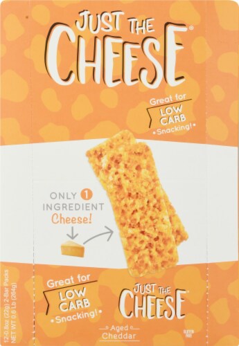 Just The Cheese® Aged Cheddar Crunchy Toasted Cheese Bars, 12 ct / 0.8 oz -  King Soopers