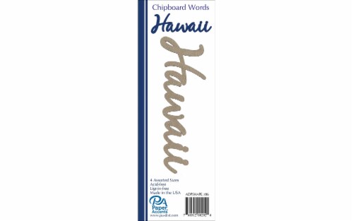Chip Word 4pc Hawaii Natural Perspective: front
