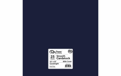 Cdstk Smooth 12x12 80lb 25pc Pk Goodnight Perspective: front