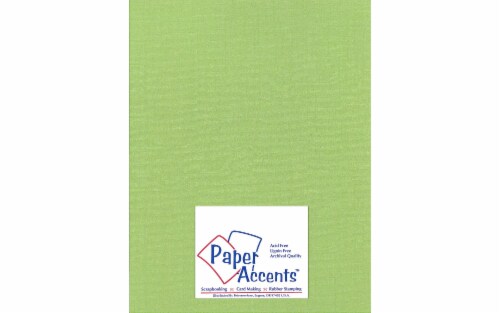 Cdstk Glimmer 8.5x11 80lb 25pc Pk Sparkling Apple Perspective: front